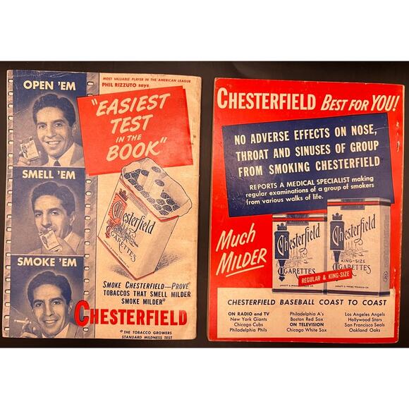 1951 & 1953 Sporting News Dope Books Phi Rizzuto Ferris Fain New York Yankees - Picture 4 of 5